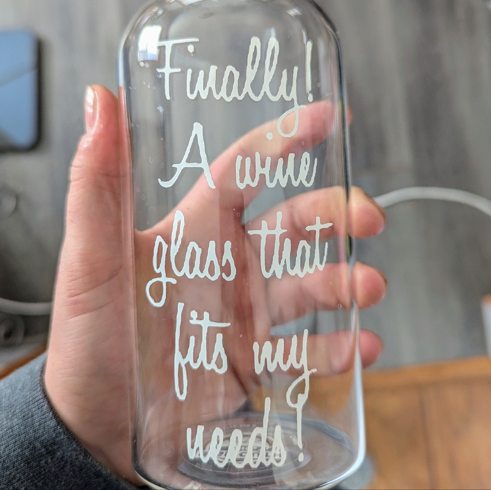 Wine Bottle Glass - Picture 2 of 3
